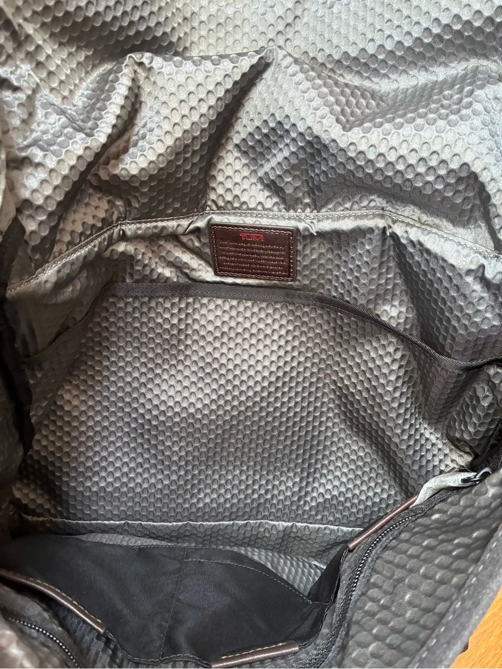 NWOT Tumi Alpha Bravo Grey and Brown Messenger Bag